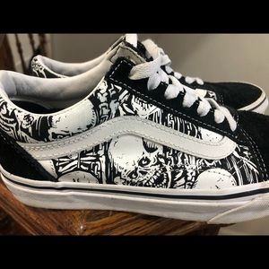 VANS old skool skate skull sneakers